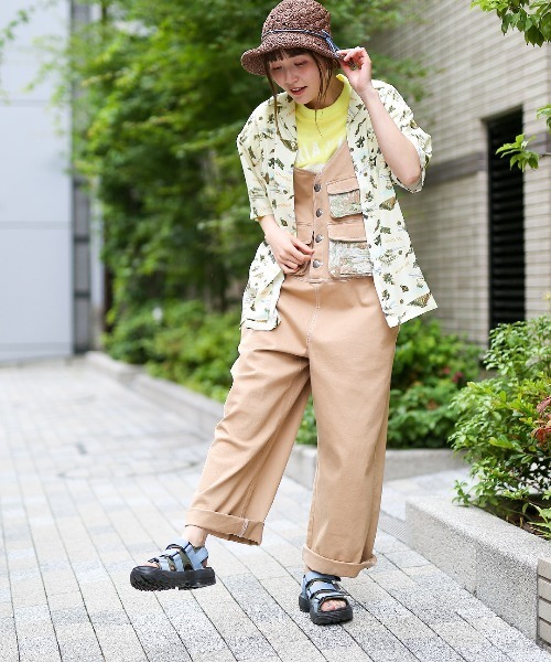 チチカカ(チチカカ)の「【ユニセックス】メキシコアロハシャツ(シャツ/ブラウス・メンズ・オフホワイト/ネイビー・MEDIUM/LARGE)」の3枚目の写真