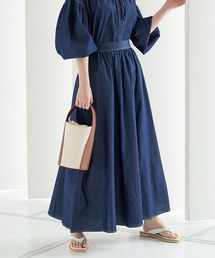 KOBE LETTUCE | ステッチデニムフレアスカート(スカート)