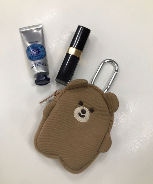 Me%（ミィパーセント）の「ｺﾛﾏﾙｻﾝﾎﾟｰﾁﾁｬｰﾑ（ポーチ・レディース・ブラウン/グレー/ピンク/オレンジ・FREE）」の4枚目の写真