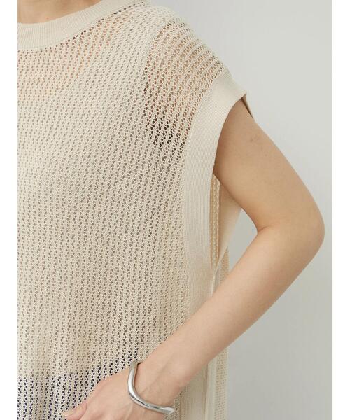 Green　Parks（グリーンパークス）の「バックデザインチュニックベスト（ベスト・レディース・オフホワイト/ブルー/ダークグレー・FREE）」の11枚目の写真