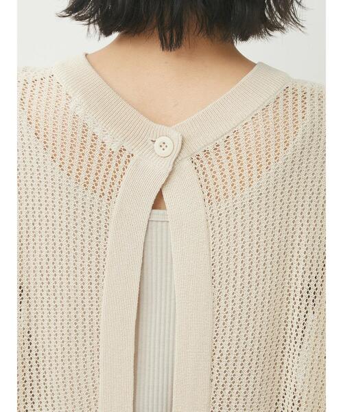 Green　Parks（グリーンパークス）の「バックデザインチュニックベスト（ベスト・レディース・オフホワイト/ブルー/ダークグレー・FREE）」の12枚目の写真