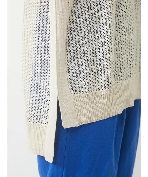 Green　Parks（グリーンパークス）の「バックデザインチュニックベスト（ベスト・レディース・オフホワイト/ブルー/ダークグレー・FREE）」の13枚目の写真