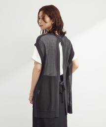 Green　Parks | バックデザインチュニックベスト(ベスト)