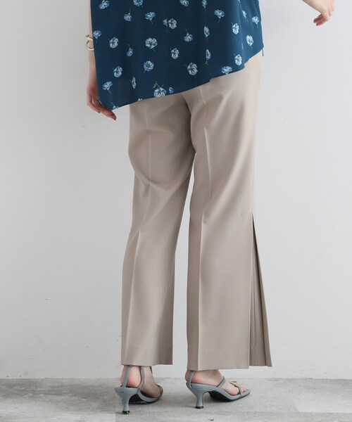 INDIVI（インディヴィ）の「◆【洗える】サイドタック フレアパンツ（その他パンツ・レディース・ブラック/ダークグリーン/ワインレッド/ライトベージュ・13/15 /12/17/36/19/40/05/03/38）」の14枚目の写真