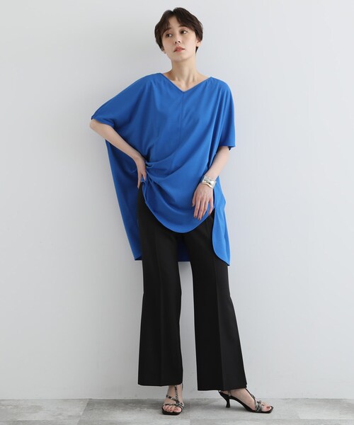 INDIVI（インディヴィ）の「◆【洗える】サイドタック フレアパンツ（その他パンツ・レディース・ブラック/ダークグリーン/ワインレッド/ライトベージュ・13/15 /12/17/36/19/40/05/03/38）」の20枚目の写真