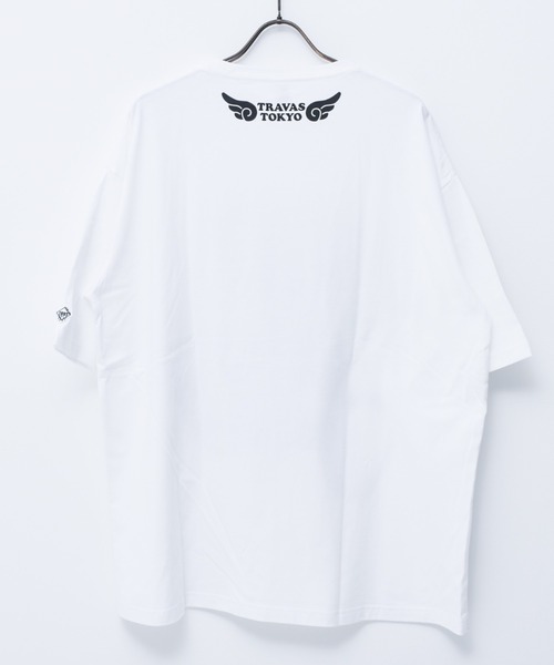 TRAVAS TOKYO（トラバス トウキョウ）の「『TRAVAS TOKYO/トラバス トーキョー』Rhinestone Angel bear BIG H/S Tee/ラインストーン天使くまプリント半袖Tシャツ（Tシャツ/カットソー・レディース・ホワイト/ブラック/ブルー・FREE）」の11枚目の写真