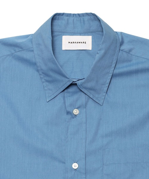 markaware（マーカウェア）の「MARKAWARE HUGE SHIRT A22C-03SH01C（シャツ/ブラウス・メンズ・ホワイト/ブルー・MEDIUM/LARGE）」の4枚目の写真