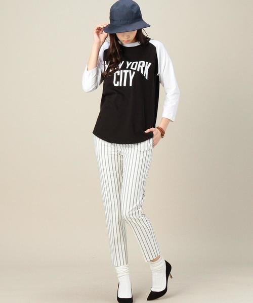 BEAUTY&YOUTH UNITED ARROWS（ビューティーアンドユースユナイテッドアローズ）の「BYMC NEW YORK HAT メトロハット ◆（ハット・レディース・オリーブ/ネイビー/ホワイト・フリー）」の10枚目の写真