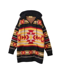 HYSTERIC GLAMOUR | NATIVE柄 オーバーサイズパーカー(ニット/セーター)