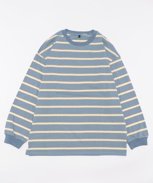 coca(coca)(コカ)の「マルチボーダーロンTee(Tシャツ/カットソー・メンズ・ブラック/ブルー・M/L)」の12枚目の写真