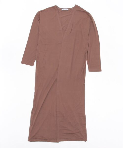 ikka(イッカ)の「ノーカラー羽織り(カーディガン/ボレロ・レディース・ブラウン/チャコールグレー・L/M)」の19枚目の写真
