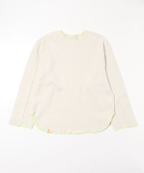 PONTI（ポンティ）の「PONTI Wool Jersey Reversible Long Sleeve（ニット/セーター・レディース・グレー/オフホワイト・FREE）」の8枚目の写真
