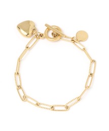 GLOBAL WORK | ステンレスハートブレス/UNISEXアクセサリー/299780(ブレスレット)