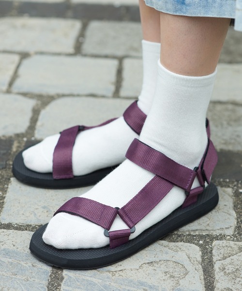 MAISON BREEZE(メゾンブリーズ)の「【SETUP7】MEVAハリケーンスポーツサンダル JIP(サンダル・レディース・ブラック/パープル/イエロー/ホワイト・M/L)」の8枚目の写真