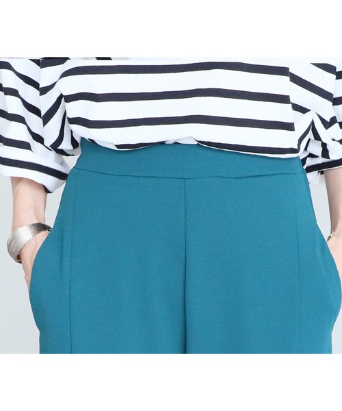 reca（レカ）の「ジョーゼットパンツ（その他パンツ・レディース・ブラック/ダークグリーン/パープル/グリーン系/ラベンダー・FREE）」の15枚目の写真