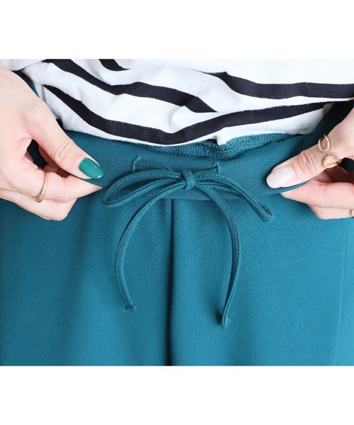 reca（レカ）の「ジョーゼットパンツ（その他パンツ・レディース・ブラック/ダークグリーン/パープル/グリーン系/ラベンダー・FREE）」の16枚目の写真