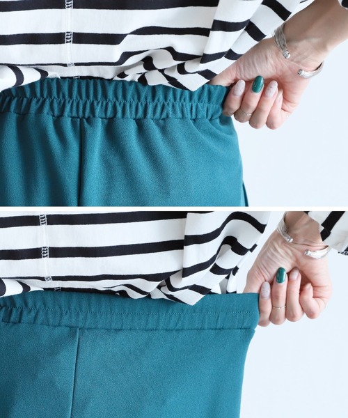 reca（レカ）の「ジョーゼットパンツ（その他パンツ・レディース・ブラック/ダークグリーン/パープル/グリーン系/ラベンダー・FREE）」の18枚目の写真