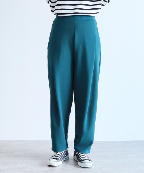 reca（レカ）の「ジョーゼットパンツ（その他パンツ・レディース・ブラック/ダークグリーン/パープル/グリーン系/ラベンダー・FREE）」の7枚目の写真