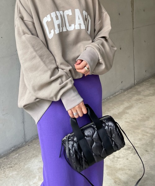 DouDou（ドゥドゥ）の「【WEB限定】ドラムキルティングバッグ（ショルダーバッグ・レディース・ブラック/カーキ・FREE）」の7枚目の写真