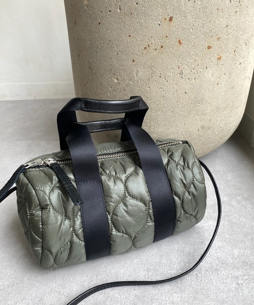 DouDou（ドゥドゥ）の「【WEB限定】ドラムキルティングバッグ（ショルダーバッグ・レディース・ブラック/カーキ・FREE）」の6枚目の写真