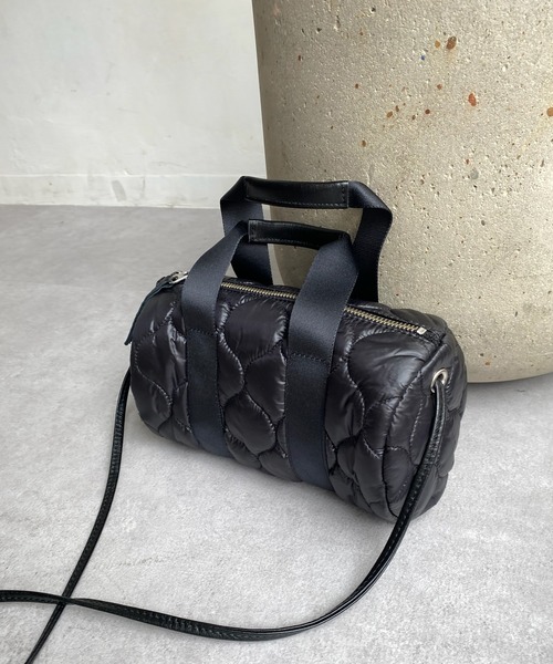 DouDou（ドゥドゥ）の「【WEB限定】ドラムキルティングバッグ（ショルダーバッグ・レディース・ブラック/カーキ・FREE）」の10枚目の写真