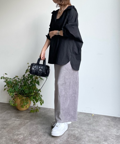 DouDou（ドゥドゥ）の「【WEB限定】ドラムキルティングバッグ（ショルダーバッグ・レディース・ブラック/カーキ・FREE）」の11枚目の写真