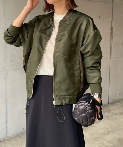 DouDou（ドゥドゥ）の「【WEB限定】ドラムキルティングバッグ（ショルダーバッグ・レディース・ブラック/カーキ・FREE）」の8枚目の写真