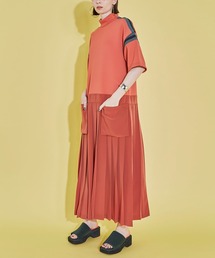 CITY TOKYO | プリーツドッキングカットサマーワンピース(ワンピース)