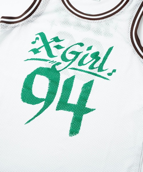 X-girl（エックスガール）の「X-girl × HUF HOME TEAM JERSEY TANK（タンクトップ・レディース・ホワイト・S/M）」の16枚目の写真