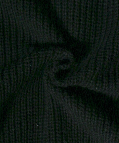 ANPAS(アンパス)の「High Bulked Yarn Half Cardigan Stitch Knit Cardigan/ハイバルキー 片畦編み ルーズニットカーディガン(カーディガン/ボレロ・メンズ・ブラック/ロイヤルブルー/ライトグレー/パープル/グリーン/マスタード/グレイッシュベージュ・L/M/LL)」の19枚目の写真