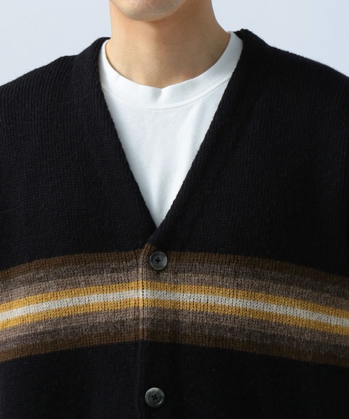 PENDLETON(ペンドルトン)の「【PENDLETON】JACQUARD KNIT CARDIGAN EX(カーディガン/ボレロ・メンズ・ブラック/ネイビー/アイボリー・MEDIUM/LARGE)」の14枚目の写真