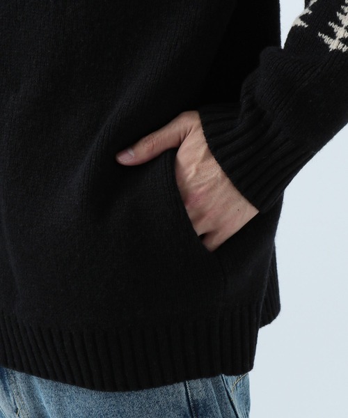 PENDLETON(ペンドルトン)の「【PENDLETON】JACQUARD KNIT CARDIGAN EX(カーディガン/ボレロ・メンズ・ブラック/ネイビー/アイボリー・MEDIUM/LARGE)」の16枚目の写真