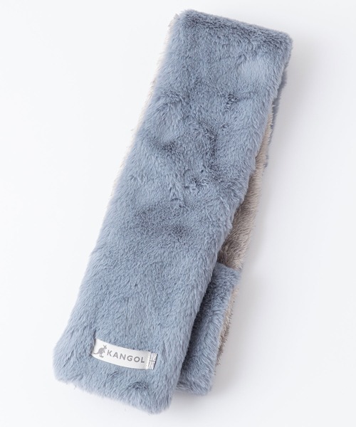 KANGOL(カンゴール)の「【KANGOL/カンゴール】中綿 フェイクファー ティペット マフラー(ネックウォーマー/スヌード・レディース・ブラック/グレー/サックスブルー/アイボリー・FREE)」の8枚目の写真