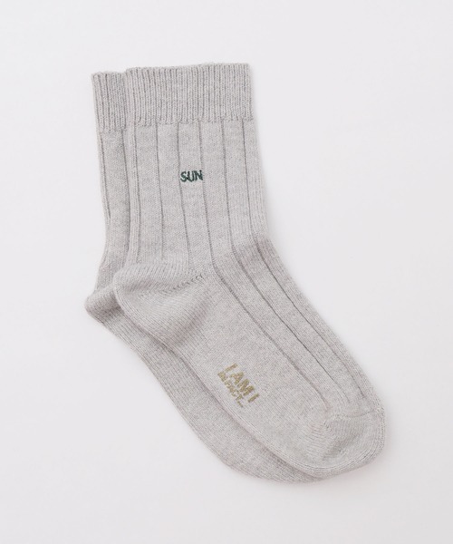 I am I in fact...（アイアムアイインファクト）の「WEEKLY SOX 2022（ソックス/靴下・レディース・グレー/ブルー/ホワイト/ブラウン/レッド/ピンク/グリーン・FREE）」の2枚目の写真