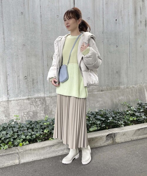 COMME CA ISM(コムサイズム)の「シャギー ニットプルオーバー(ニット/セーター・レディース・イエロー×グリーン/チャコール/ブラウン・MEDIUM/LARGE)」の19枚目の写真