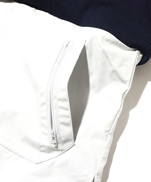 UGG（アグ）の「UGG@mos ドッキング フーディーシャツ / アグ ドッキング フーディーシャツ（パーカー・レディース・グレー/グリーン/ネイビー・M/L/XL）」の6枚目の写真