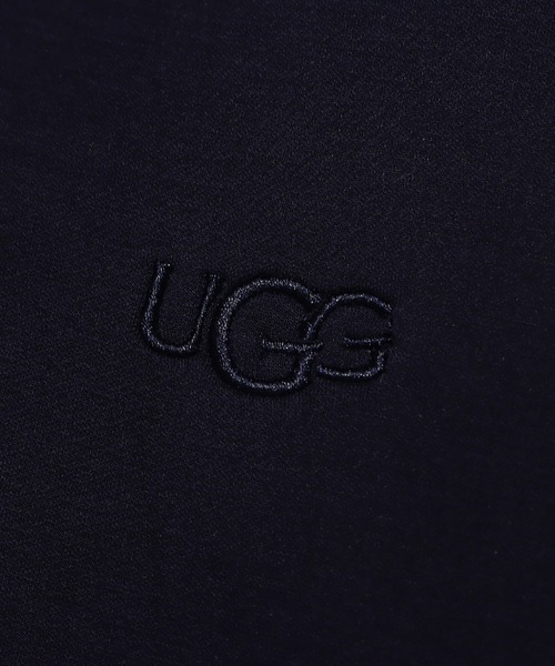 UGG（アグ）の「UGG@mos ドッキング フーディーシャツ / アグ ドッキング フーディーシャツ（パーカー・レディース・グレー/グリーン/ネイビー・M/L/XL）」の9枚目の写真