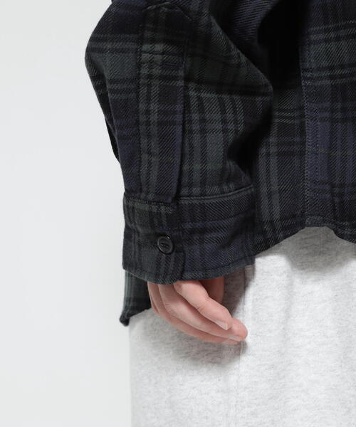 AVIREX(アヴィレックス)の「L/S CHECK SHIRT USMC / チェック シャツ USMC / AVIREX/ アヴィレックス(シャツ/ブラウス・メンズ・ベージュ/ネイビー/オレンジ・M/L/2XL/XL)」の20枚目の写真