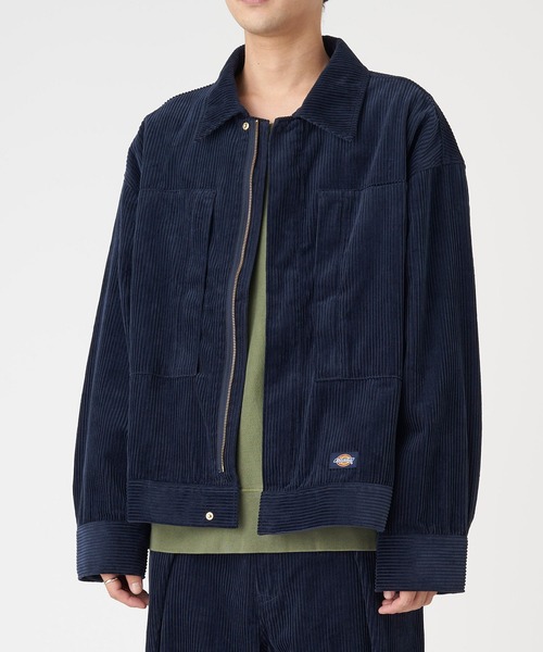 WELLDER(ウェルダー)の「WELLDER × Dickies Re.Eisenhower Jacket (WM22AJK06)(ブルゾン・メンズ・ネイビー/ベージュ/ブラウン・3/5/4)」の3枚目の写真