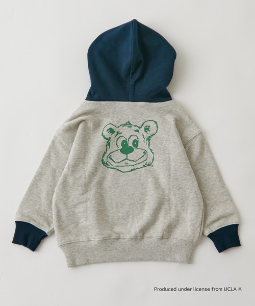 UCLA（ユーシーエルエー）の「【KIDS】【UCLA/ユーシーエルエー】TYPY別注プリントスウェットフーディー/パーカー（パーカー・キッズ・アイボリー・XL/M/XXL/L/S）」の4枚目の写真