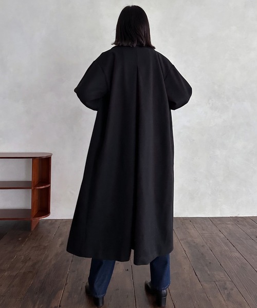 hellam（へラム）の「バックボリュームコート（その他アウター・レディース・ブラック/アイボリー/モカ/杢グレー/グリーン/ブラウン・FREE）」の21枚目の写真