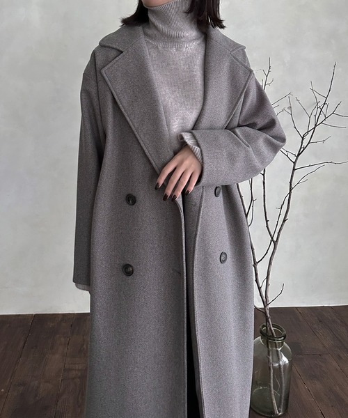 hellam（へラム）の「バックボリュームコート（その他アウター・レディース・ブラック/アイボリー/モカ/杢グレー/グリーン/ブラウン・FREE）」の16枚目の写真