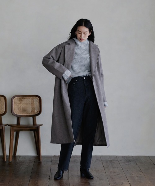 hellam（へラム）の「バックボリュームコート（その他アウター・レディース・ブラック/アイボリー/モカ/杢グレー/グリーン/ブラウン・FREE）」の11枚目の写真