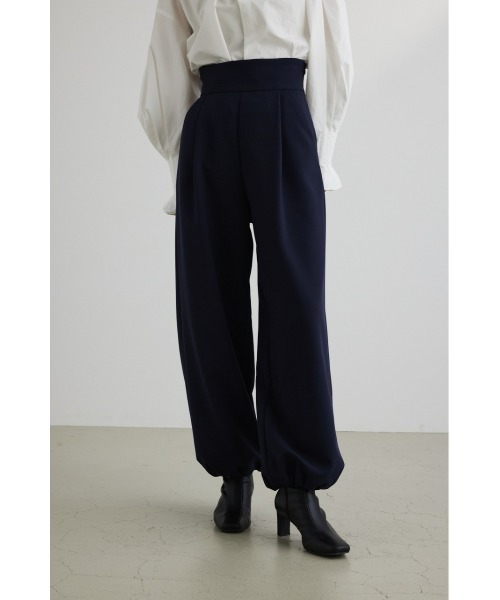 STYLEMIXER（スタイルミキサー）の「ハイウエストバルーンパンツ（その他パンツ・レディース・ネイビー/ブラック・SMALL/MEDIUM）」の2枚目の写真