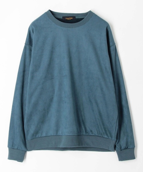 Grand PARK（グランドパーク）の「裏フリーススエードスウェット（スウェット・メンズ・ベージュ/アイボリー/ブルー・MEDIUM/LARGE）」の3枚目の写真