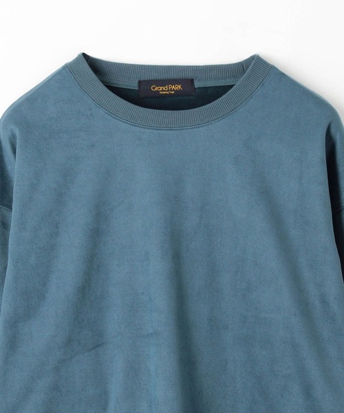 Grand PARK（グランドパーク）の「裏フリーススエードスウェット（スウェット・メンズ・ベージュ/アイボリー/ブルー・MEDIUM/LARGE）」の5枚目の写真