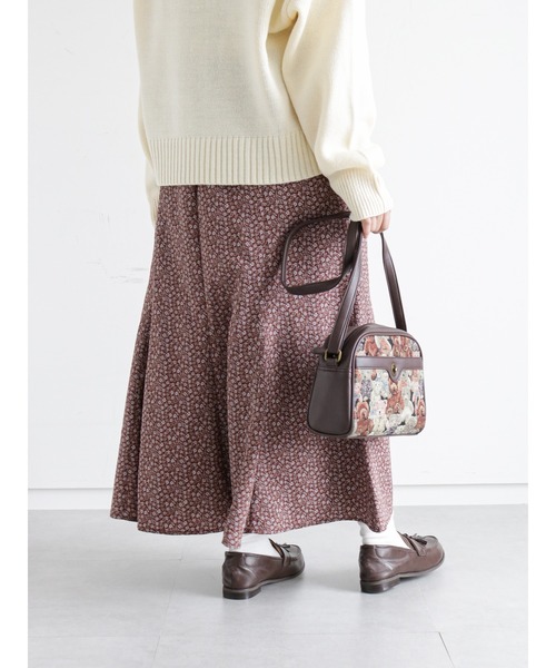 ehka sopo(エヘカソポ)の「花柄しぼしぼマーメイドスカート(スカート・レディース・ブラック/ブラウン/グリーン・フリ-)」の7枚目の写真