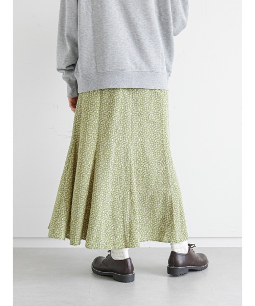 ehka sopo(エヘカソポ)の「花柄しぼしぼマーメイドスカート(スカート・レディース・ブラック/ブラウン/グリーン・フリ-)」の20枚目の写真