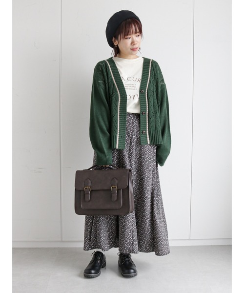 ehka sopo(エヘカソポ)の「花柄しぼしぼマーメイドスカート(スカート・レディース・ブラック/ブラウン/グリーン・フリ-)」の17枚目の写真