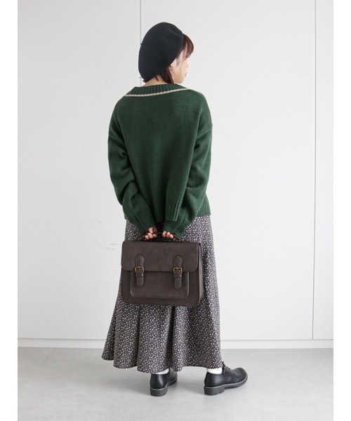 ehka sopo(エヘカソポ)の「花柄しぼしぼマーメイドスカート(スカート・レディース・ブラック/ブラウン/グリーン・フリ-)」の15枚目の写真